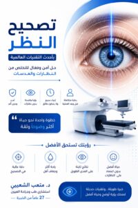 الدكتور متعب الشعيبي: كل ما تحتاج معرفته عن عمليات تصحيح النظر وجراحات العيون وأحدث التقنيات